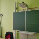 Trieda školy v Ostrave s interaktívnou tabuľou